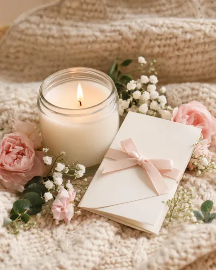 Thank you candle