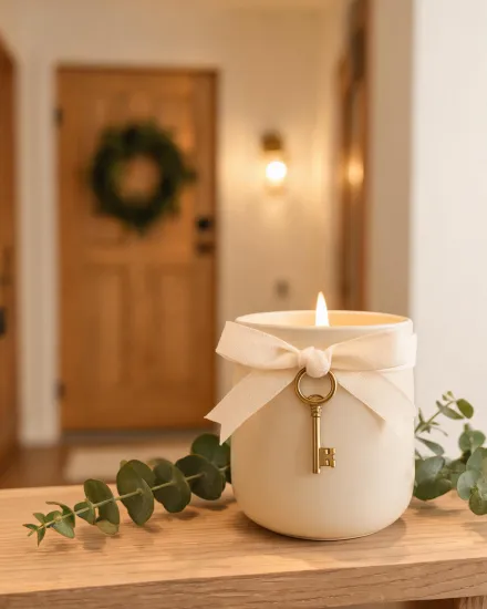 Housewarming candles