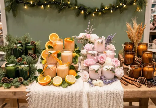 Seasonal candle display